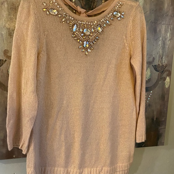 EUC Design History Bejeweled Sweater - Picture 2 of 11